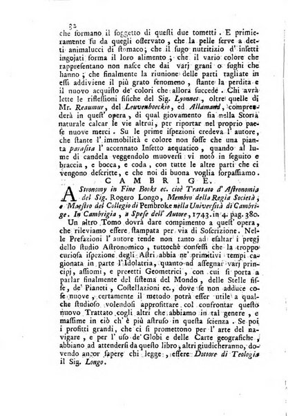 Novelle della Repubblica delle lettere dell'anno ..., pubblicate sotto gli auspizj di sua eccellenza ...