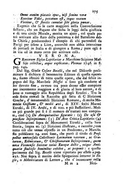 Novelle della Repubblica delle lettere dell'anno ..., pubblicate sotto gli auspizj di sua eccellenza ...