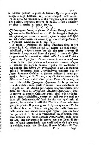 Novelle della Repubblica delle lettere dell'anno ..., pubblicate sotto gli auspizj di sua eccellenza ...