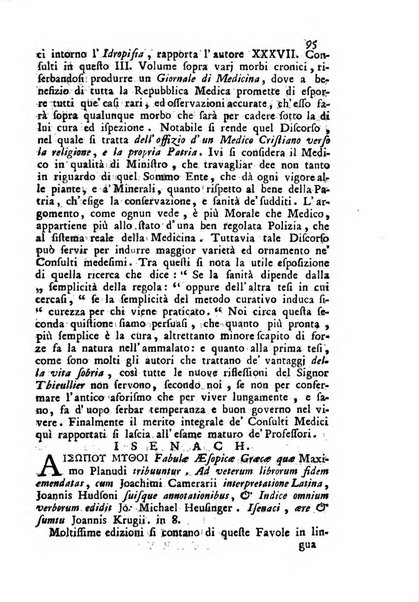 Novelle della Repubblica delle lettere dell'anno ..., pubblicate sotto gli auspizj di sua eccellenza ...