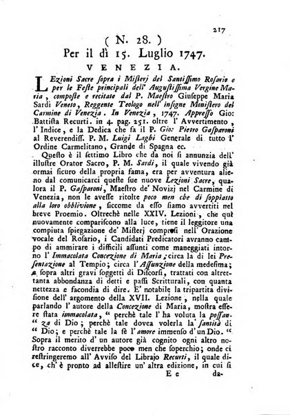 Novelle della Repubblica delle lettere dell'anno ..., pubblicate sotto gli auspizj di sua eccellenza ...