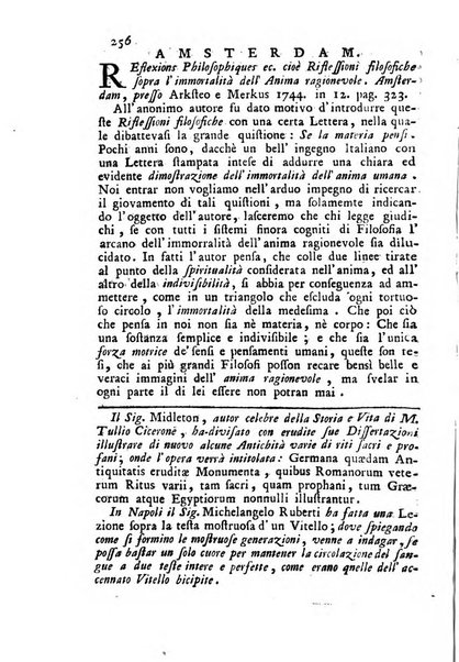 Novelle della Repubblica delle lettere dell'anno ..., pubblicate sotto gli auspizj di sua eccellenza ...