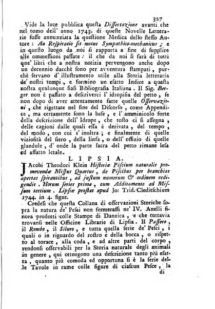 Novelle della Repubblica delle lettere dell'anno ..., pubblicate sotto gli auspizj di sua eccellenza ...