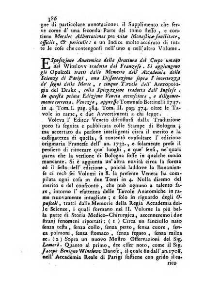 Novelle della Repubblica delle lettere dell'anno ..., pubblicate sotto gli auspizj di sua eccellenza ...