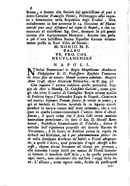 Novelle della Repubblica delle lettere dell'anno ..., pubblicate sotto gli auspizj di sua eccellenza ...