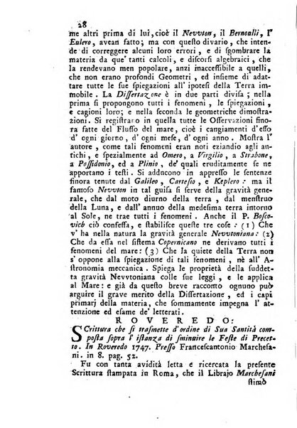 Novelle della Repubblica delle lettere dell'anno ..., pubblicate sotto gli auspizj di sua eccellenza ...