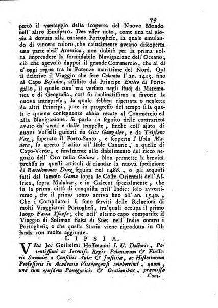 Novelle della Repubblica delle lettere dell'anno ..., pubblicate sotto gli auspizj di sua eccellenza ...