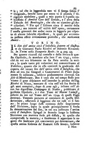 Novelle della Repubblica delle lettere dell'anno ..., pubblicate sotto gli auspizj di sua eccellenza ...