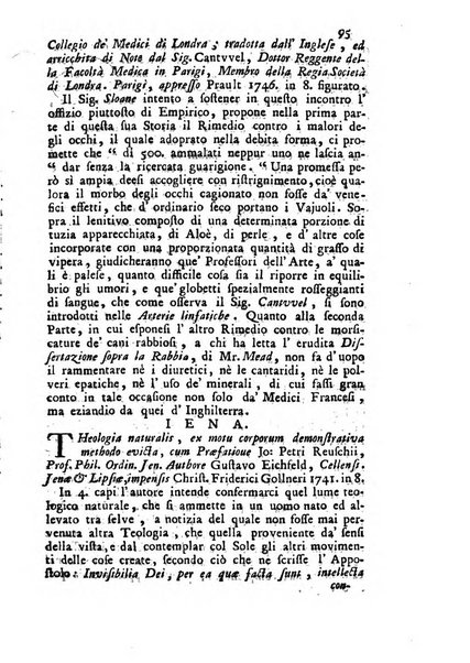 Novelle della Repubblica delle lettere dell'anno ..., pubblicate sotto gli auspizj di sua eccellenza ...