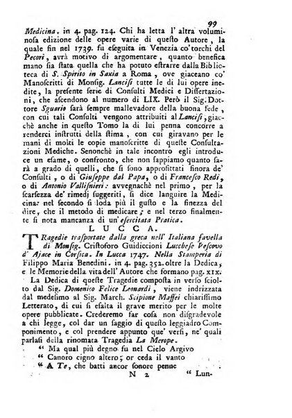 Novelle della Repubblica delle lettere dell'anno ..., pubblicate sotto gli auspizj di sua eccellenza ...