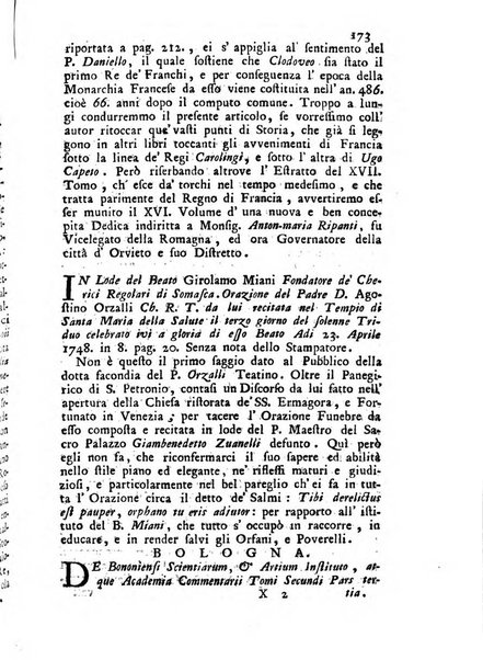 Novelle della Repubblica delle lettere dell'anno ..., pubblicate sotto gli auspizj di sua eccellenza ...