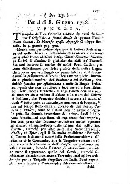 Novelle della Repubblica delle lettere dell'anno ..., pubblicate sotto gli auspizj di sua eccellenza ...