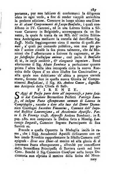 Novelle della Repubblica delle lettere dell'anno ..., pubblicate sotto gli auspizj di sua eccellenza ...