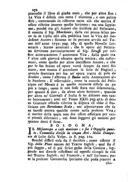 Novelle della Repubblica delle lettere dell'anno ..., pubblicate sotto gli auspizj di sua eccellenza ...