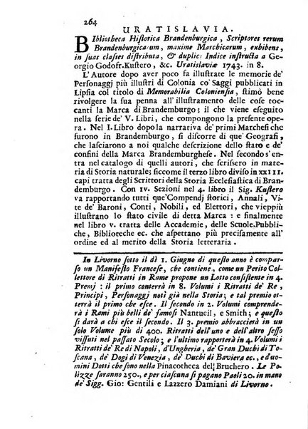 Novelle della Repubblica delle lettere dell'anno ..., pubblicate sotto gli auspizj di sua eccellenza ...