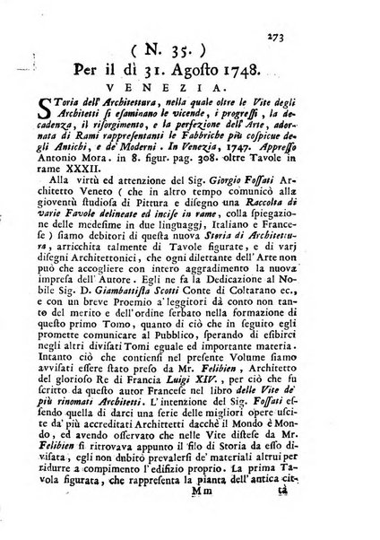 Novelle della Repubblica delle lettere dell'anno ..., pubblicate sotto gli auspizj di sua eccellenza ...