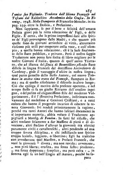 Novelle della Repubblica delle lettere dell'anno ..., pubblicate sotto gli auspizj di sua eccellenza ...