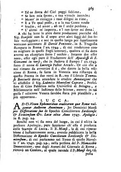 Novelle della Repubblica delle lettere dell'anno ..., pubblicate sotto gli auspizj di sua eccellenza ...