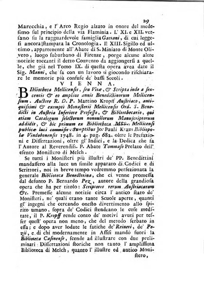 Novelle della Repubblica delle lettere dell'anno ..., pubblicate sotto gli auspizj di sua eccellenza ...