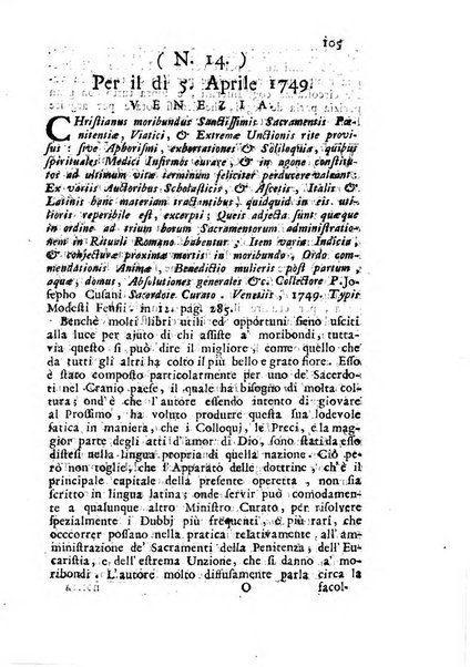 Novelle della Repubblica delle lettere dell'anno ..., pubblicate sotto gli auspizj di sua eccellenza ...