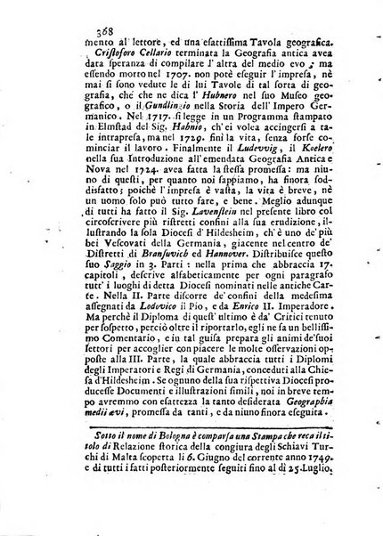 Novelle della Repubblica delle lettere dell'anno ..., pubblicate sotto gli auspizj di sua eccellenza ...