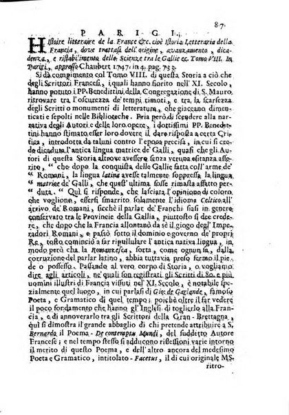 Novelle della Repubblica delle lettere dell'anno ..., pubblicate sotto gli auspizj di sua eccellenza ...