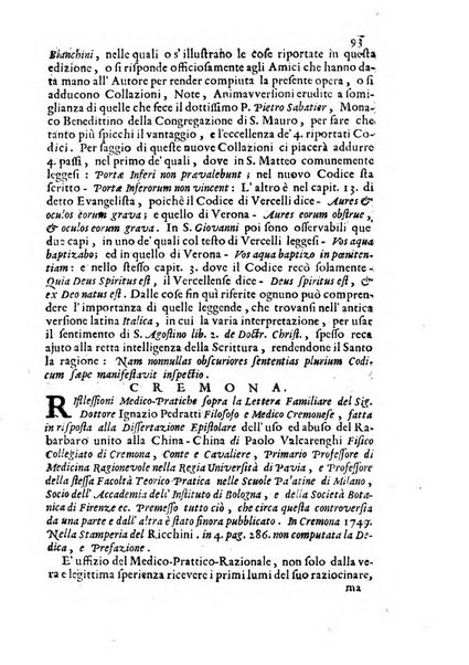 Novelle della Repubblica delle lettere dell'anno ..., pubblicate sotto gli auspizj di sua eccellenza ...