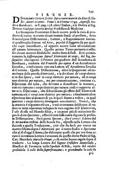 Novelle della Repubblica delle lettere dell'anno ..., pubblicate sotto gli auspizj di sua eccellenza ...