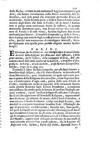 Novelle della Repubblica delle lettere dell'anno ..., pubblicate sotto gli auspizj di sua eccellenza ...