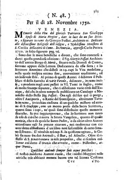 Novelle della Repubblica delle lettere dell'anno ..., pubblicate sotto gli auspizj di sua eccellenza ...