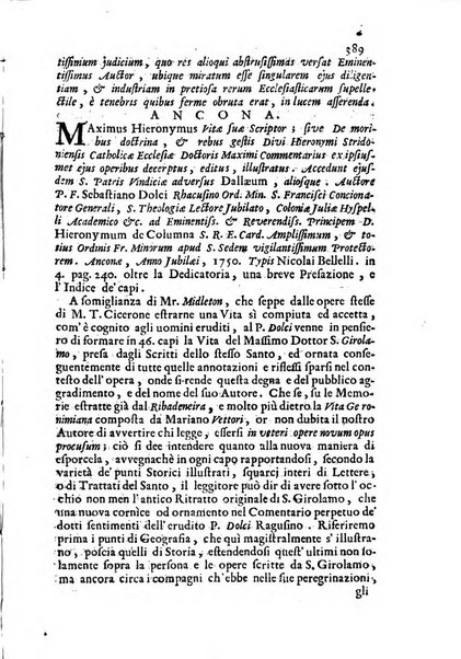 Novelle della Repubblica delle lettere dell'anno ..., pubblicate sotto gli auspizj di sua eccellenza ...