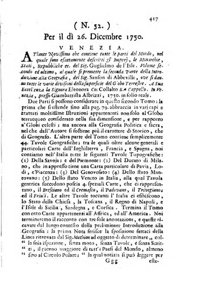 Novelle della Repubblica delle lettere dell'anno ..., pubblicate sotto gli auspizj di sua eccellenza ...