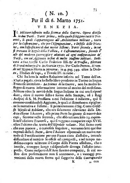 Novelle della Repubblica delle lettere dell'anno ..., pubblicate sotto gli auspizj di sua eccellenza ...