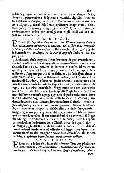 Novelle della Repubblica delle lettere dell'anno ..., pubblicate sotto gli auspizj di sua eccellenza ...