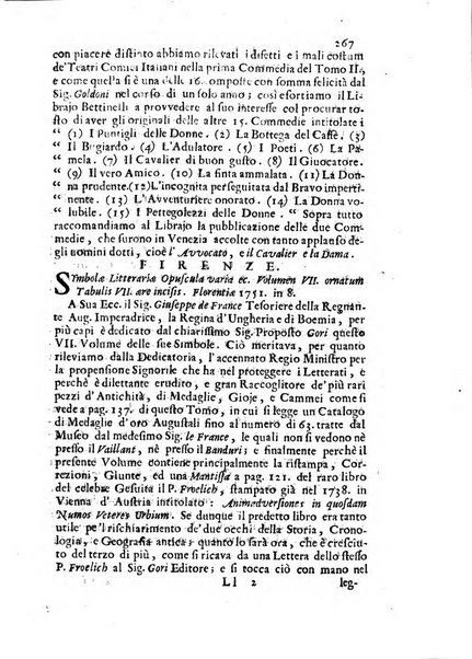 Novelle della Repubblica delle lettere dell'anno ..., pubblicate sotto gli auspizj di sua eccellenza ...