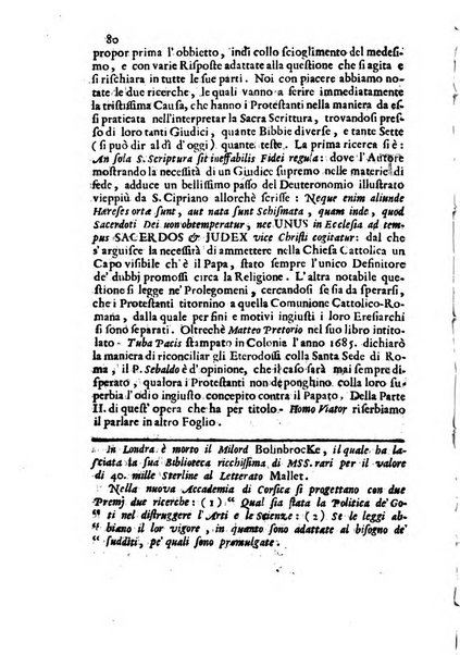 Novelle della Repubblica delle lettere dell'anno ..., pubblicate sotto gli auspizj di sua eccellenza ...