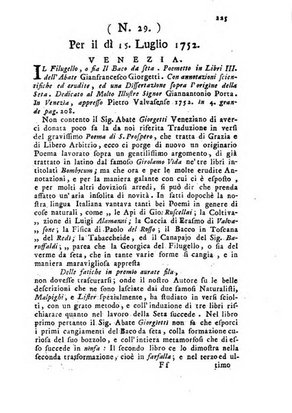 Novelle della Repubblica delle lettere dell'anno ..., pubblicate sotto gli auspizj di sua eccellenza ...