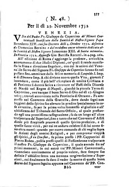 Novelle della Repubblica delle lettere dell'anno ..., pubblicate sotto gli auspizj di sua eccellenza ...