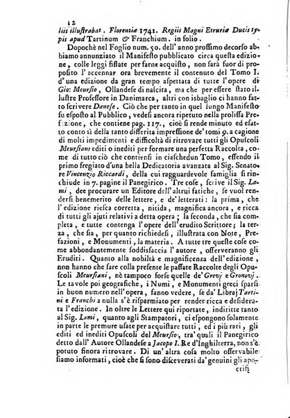 Novelle della Repubblica delle lettere dell'anno ..., pubblicate sotto gli auspizj di sua eccellenza ...