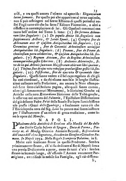 Novelle della Repubblica delle lettere dell'anno ..., pubblicate sotto gli auspizj di sua eccellenza ...