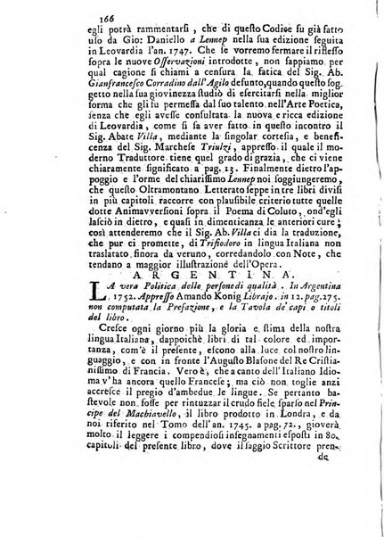 Novelle della Repubblica delle lettere dell'anno ..., pubblicate sotto gli auspizj di sua eccellenza ...