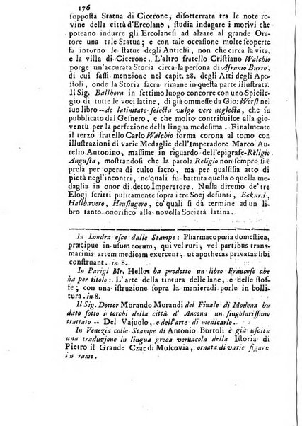 Novelle della Repubblica delle lettere dell'anno ..., pubblicate sotto gli auspizj di sua eccellenza ...