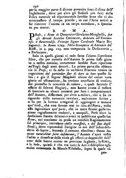 Novelle della Repubblica delle lettere dell'anno ..., pubblicate sotto gli auspizj di sua eccellenza ...