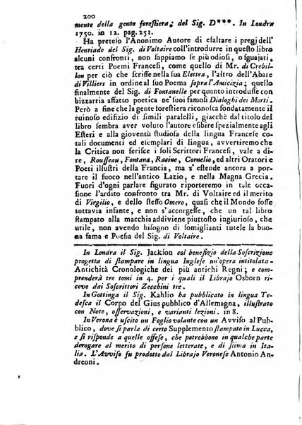 Novelle della Repubblica delle lettere dell'anno ..., pubblicate sotto gli auspizj di sua eccellenza ...