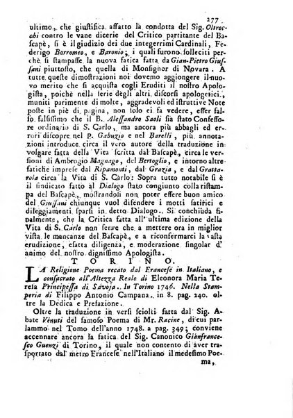 Novelle della Repubblica delle lettere dell'anno ..., pubblicate sotto gli auspizj di sua eccellenza ...