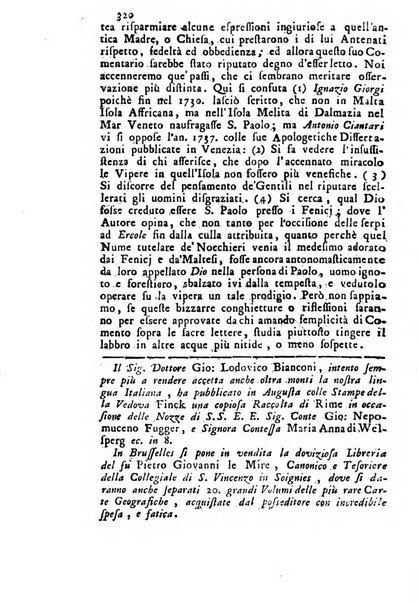 Novelle della Repubblica delle lettere dell'anno ..., pubblicate sotto gli auspizj di sua eccellenza ...