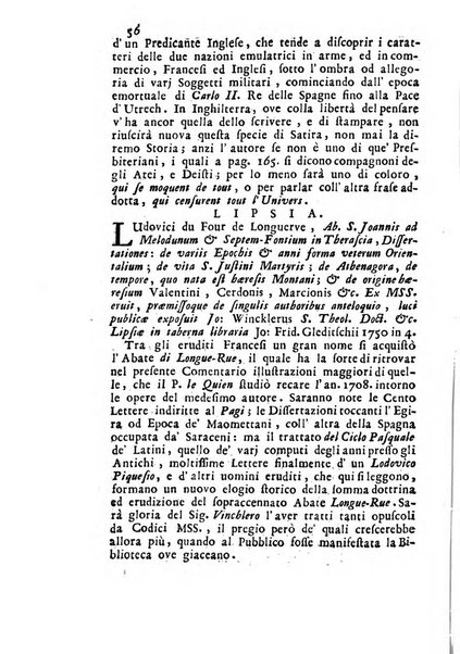 Novelle della Repubblica delle lettere dell'anno ..., pubblicate sotto gli auspizj di sua eccellenza ...