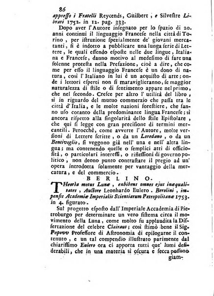 Novelle della Repubblica delle lettere dell'anno ..., pubblicate sotto gli auspizj di sua eccellenza ...