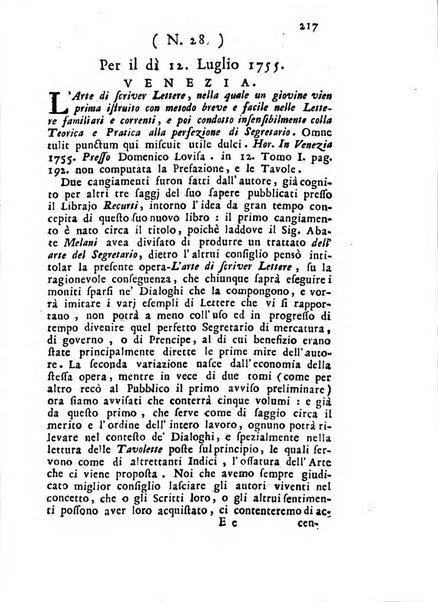 Novelle della Repubblica delle lettere dell'anno ..., pubblicate sotto gli auspizj di sua eccellenza ...