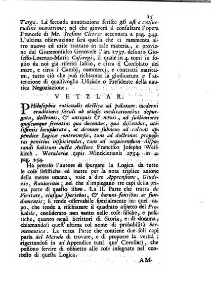 Novelle della Repubblica delle lettere dell'anno ..., pubblicate sotto gli auspizj di sua eccellenza ...